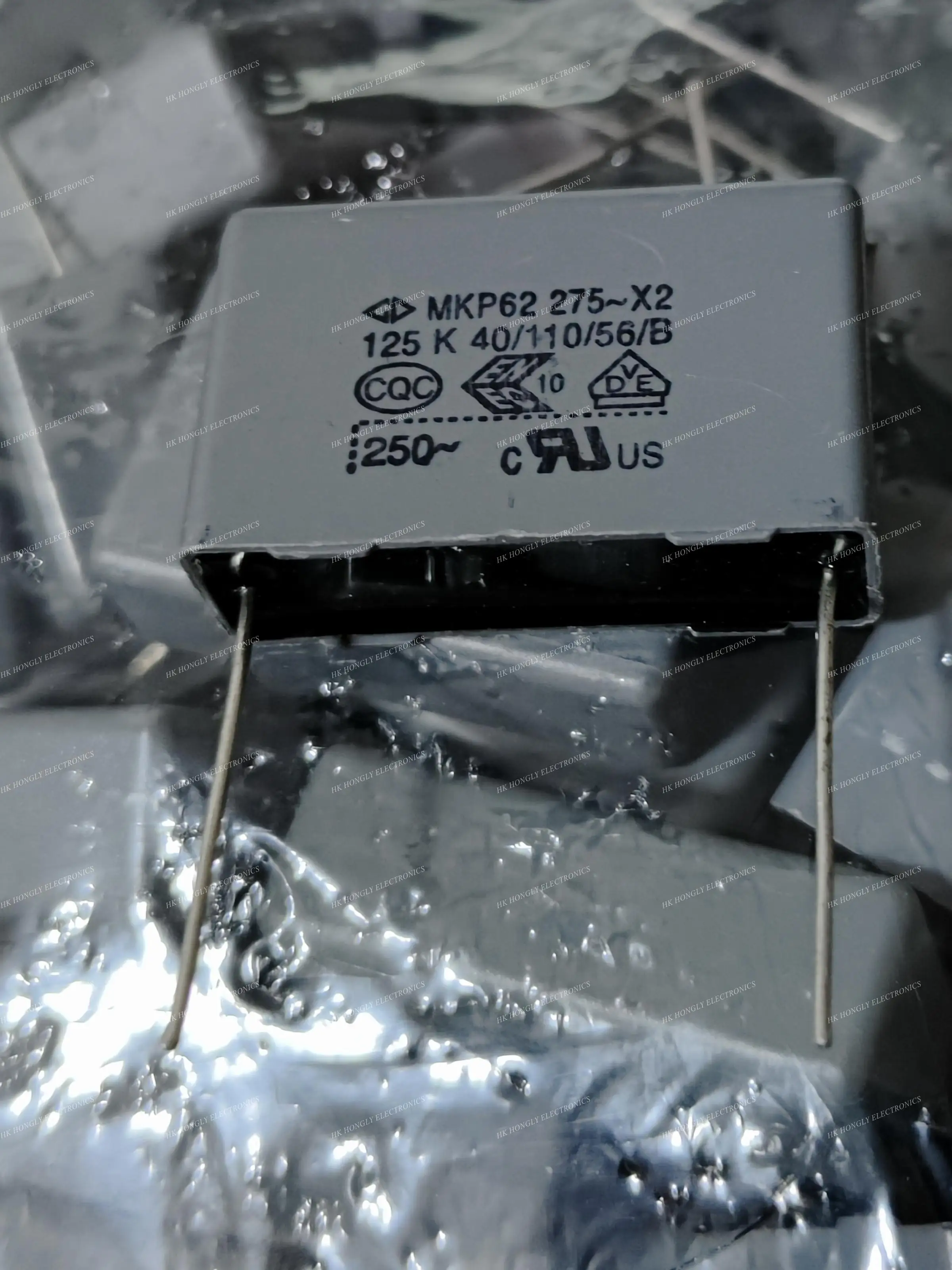 5PCS MKP62 275V X2 474K 684K 105K 105M 125K 155K 225K 335K 335M 475K 0.47UF 0.68UF 1UF 1.2U 1.5UF 2.2UF 3.3UF P=27.5mm Capacitor