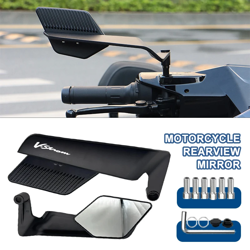 Espejo retrovisor lateral ajustable para SUZUKI v-strom V Strom DL650 DL 650 XT VStrom Gixxer