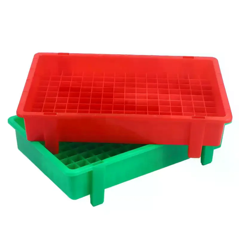 1PCS Thickened Plastic Lithium Battery Storage Box For 18650 Cells - Divided Transport And Turnover Tray