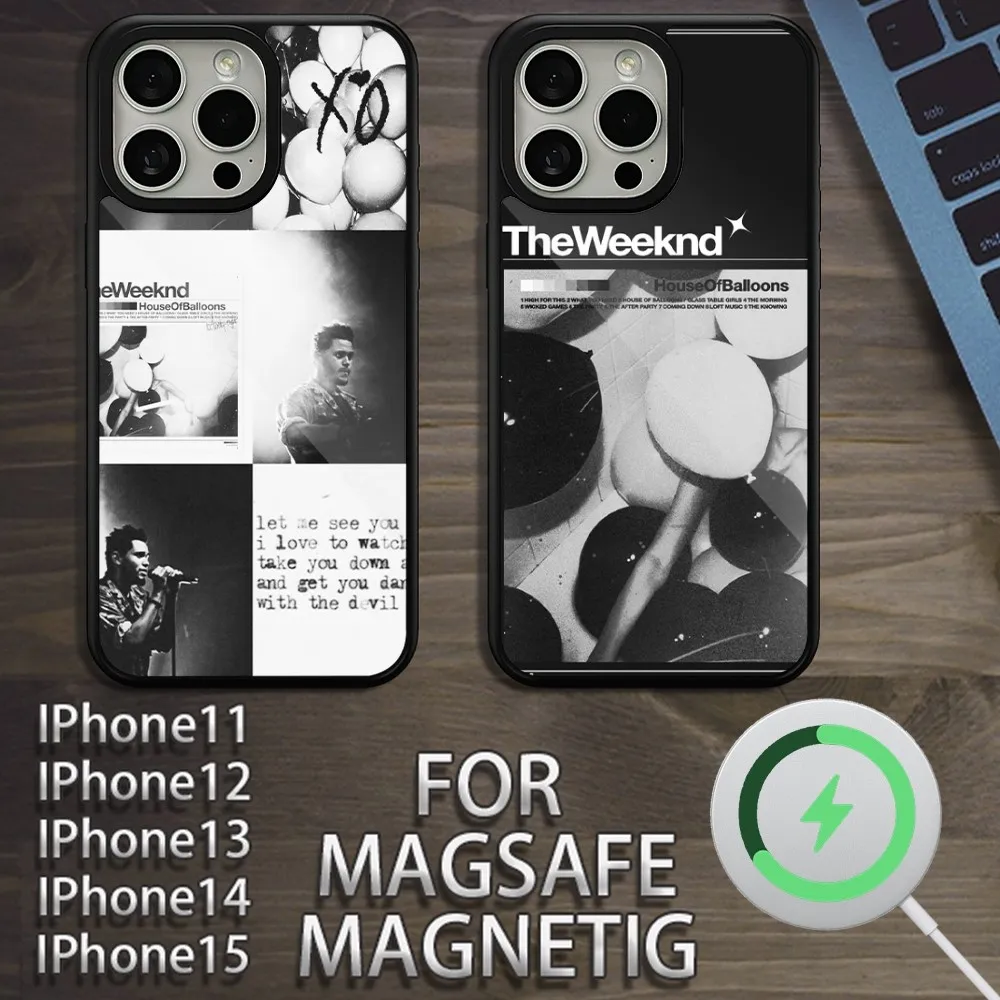 House of Balloons The Weeknd  Phone Case For iPhone 15 14 13 12 11 Pro Max Plus Magsafe Magnetic Wireless Charging Cover