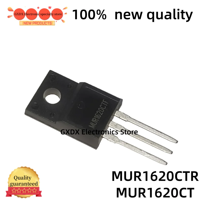 10-20pcs New Original MUR1620CT MUR1620CTR Fast Recovery Diode Co-Positive/Co-Negative in Stock TO-220