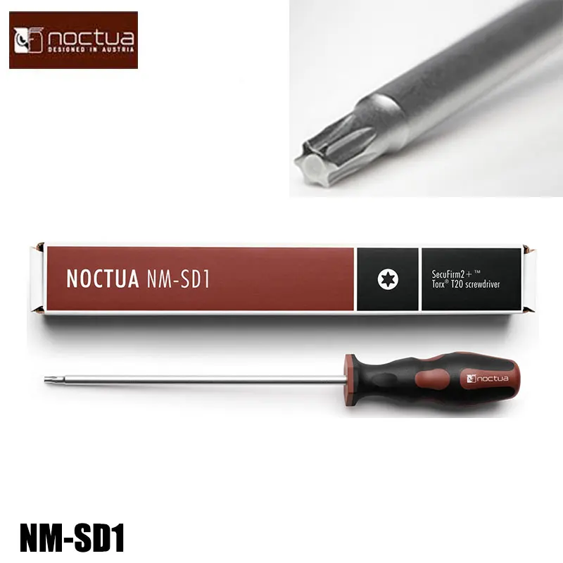 Noctua Long TORX, NM-SD1, Alta qualidade, 15cm®Chave de fenda adequada para segurança da NOCTUA, T20 +™Sistema instalação ponta magnética