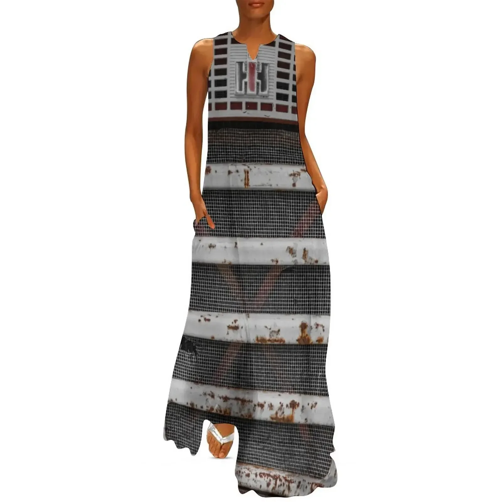 

Grinning Grill Long Dress birthday dress beach outfits for women dress korean style summer women 2025