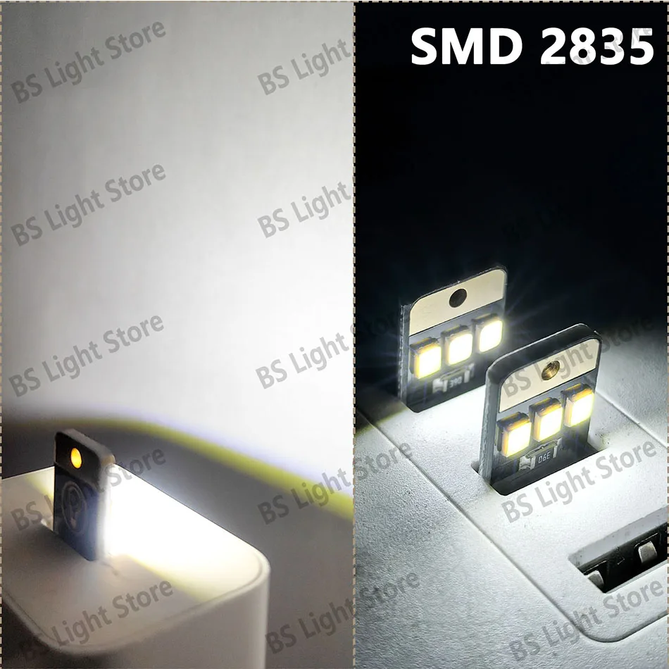 10 stücke/20 stücke LED 5V Lampe Buch Licht Mini Nacht Beleuchtung USB Power Led-lampe 2835 SMD Weiß 24*12mm Für Tasche Karte Licht DIY – Detail 1