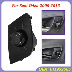 2627575610 Rear Mirror Switch Control Knob Button 6J1959565 For Seat 2008-2015 Ibiza V 6J Car Interior Accessories