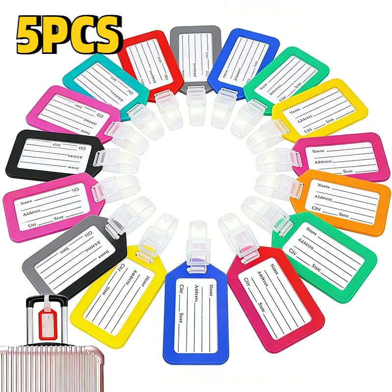 Airplane Boarding-Style Luggage Tags Set product image