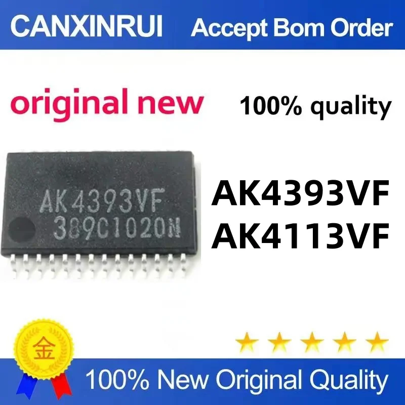 

AK4393VF AK4113VF AK4113VF-E2 AK4393VF-E2 TSSOP converter chips