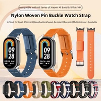 Band Strap for Xiaomi Mi Band 10 9 8 7 6 5 4 3 Nylon Wristband For Miband 6 Global Version Bracelet for Mi Band 5 6 7 8