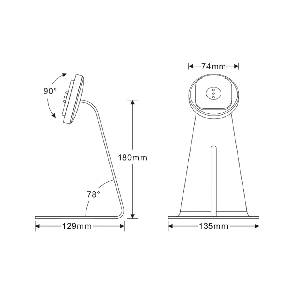 10.2 Inch Tablet PC wireless charger charging stand for iPad 7/8/9gen Desktop Tablets Mounts