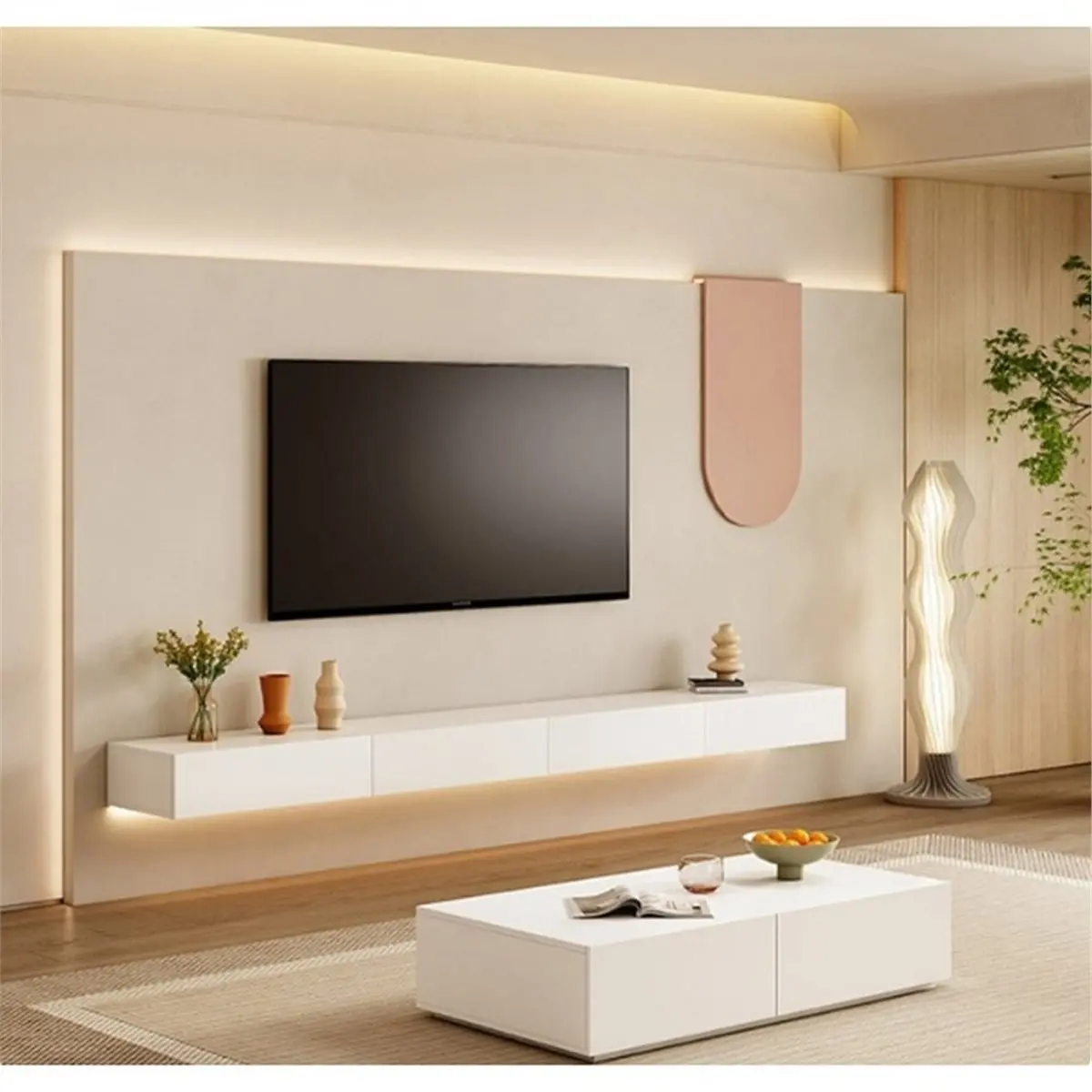 Rimless U Shape LED Aluminum Channel System with End Caps and Mounting Clips, Profile for LED Strip Light Installations