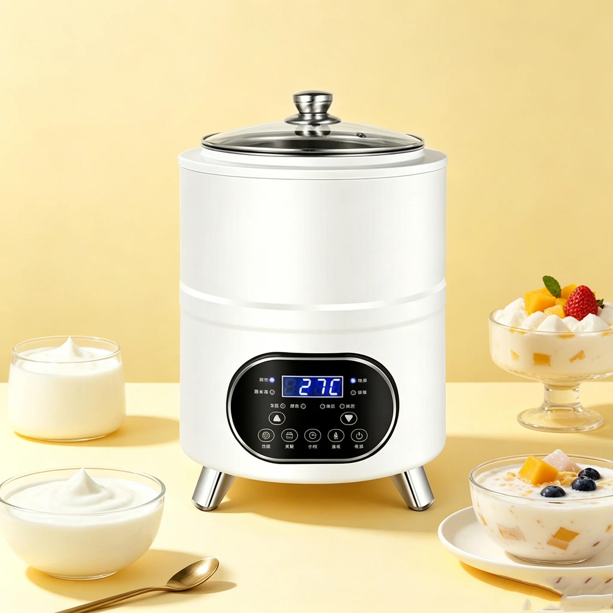 

High Capacity Stainless Steel Commercial Fully Automatic Yogurt Maker Constant Temperature Fruit Dessert Fermenter