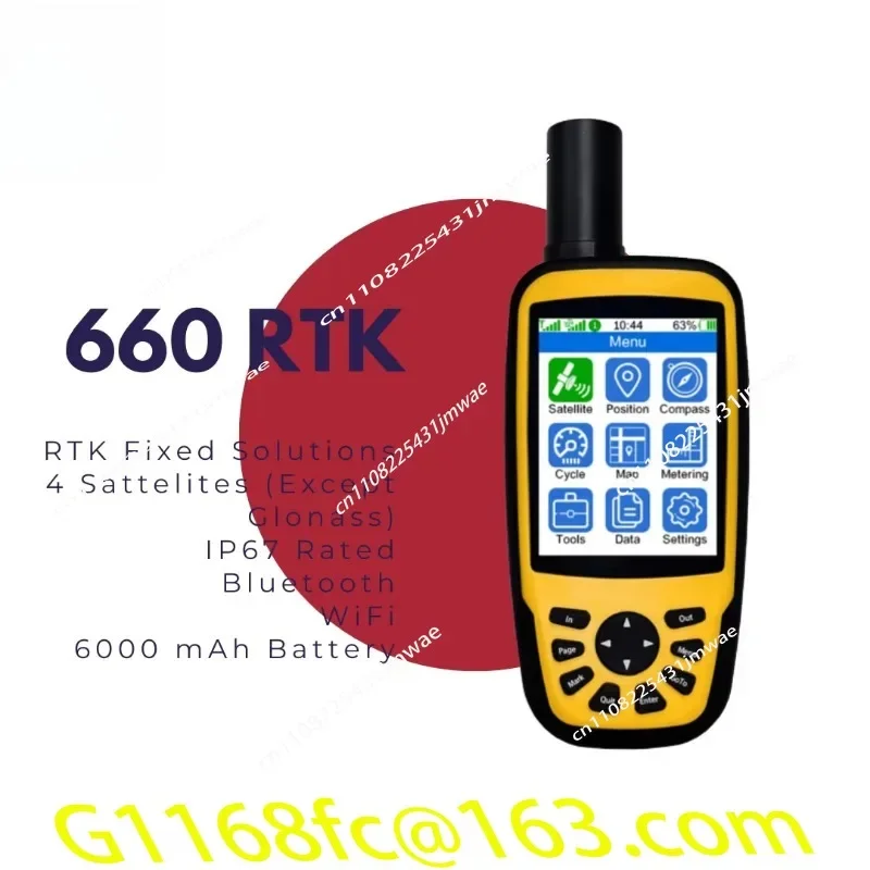 High-precision handheld 660 RTK GNSS receiver for building surveying  part