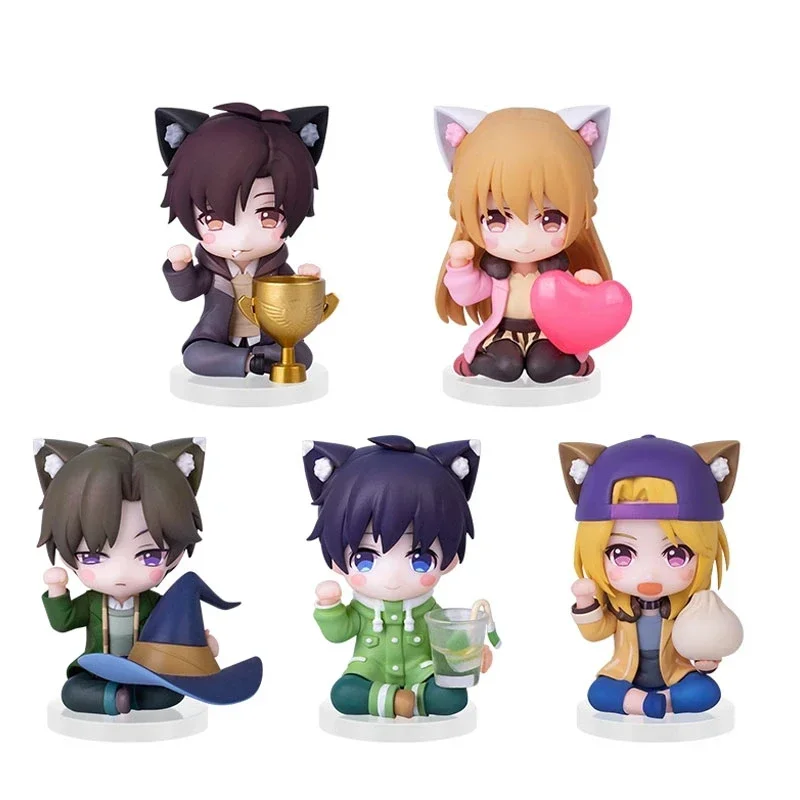 Genuine The King’s Avatar Cat Ear Series Ye Xiu Q Version Action Figure Toys for Boys Girls Kids Children Birthday Gifts