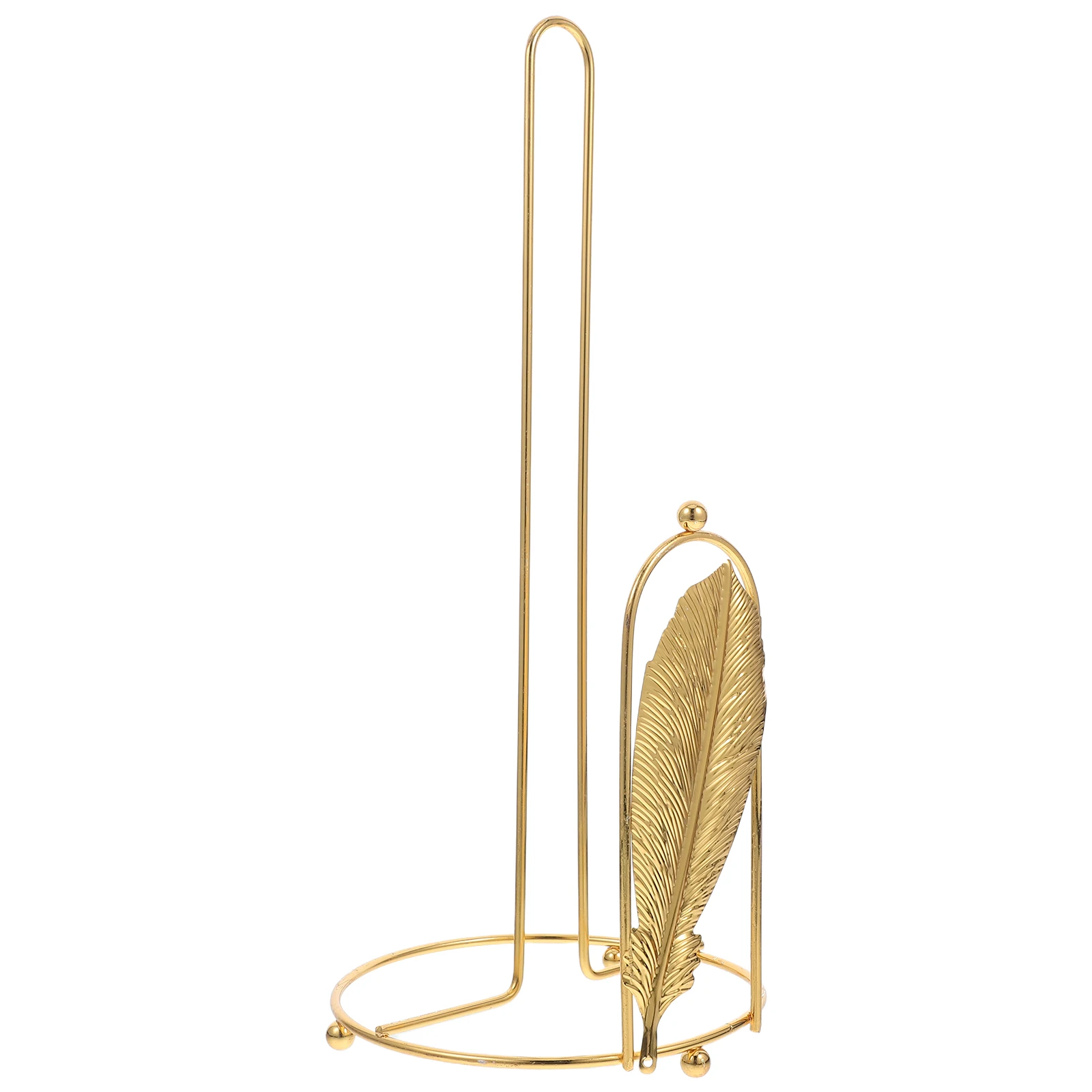 

Plume Metal Paper Towel Holder Nordic Design Farmhouse Kitchen Countertop Decorative Towel Stand Western Kitchen Decor