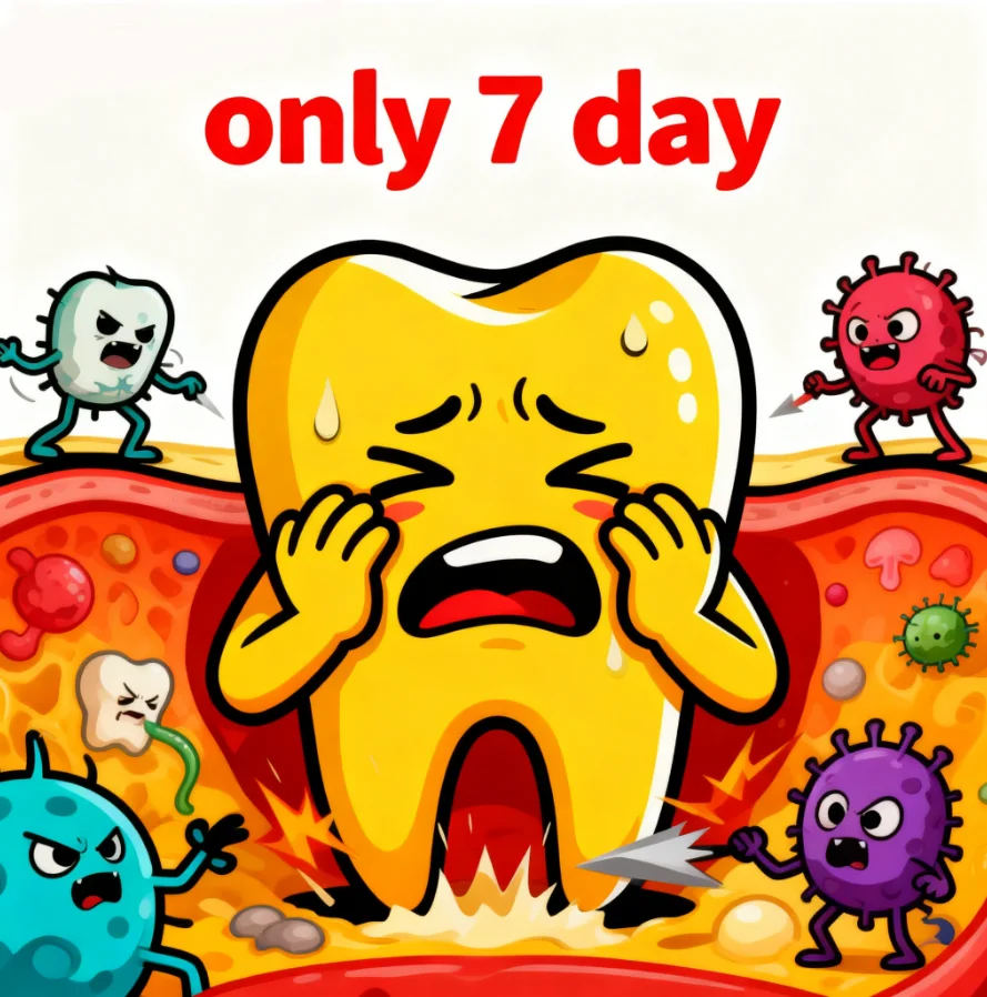 

Contains probiotics to repair tooth decay and clean teeth