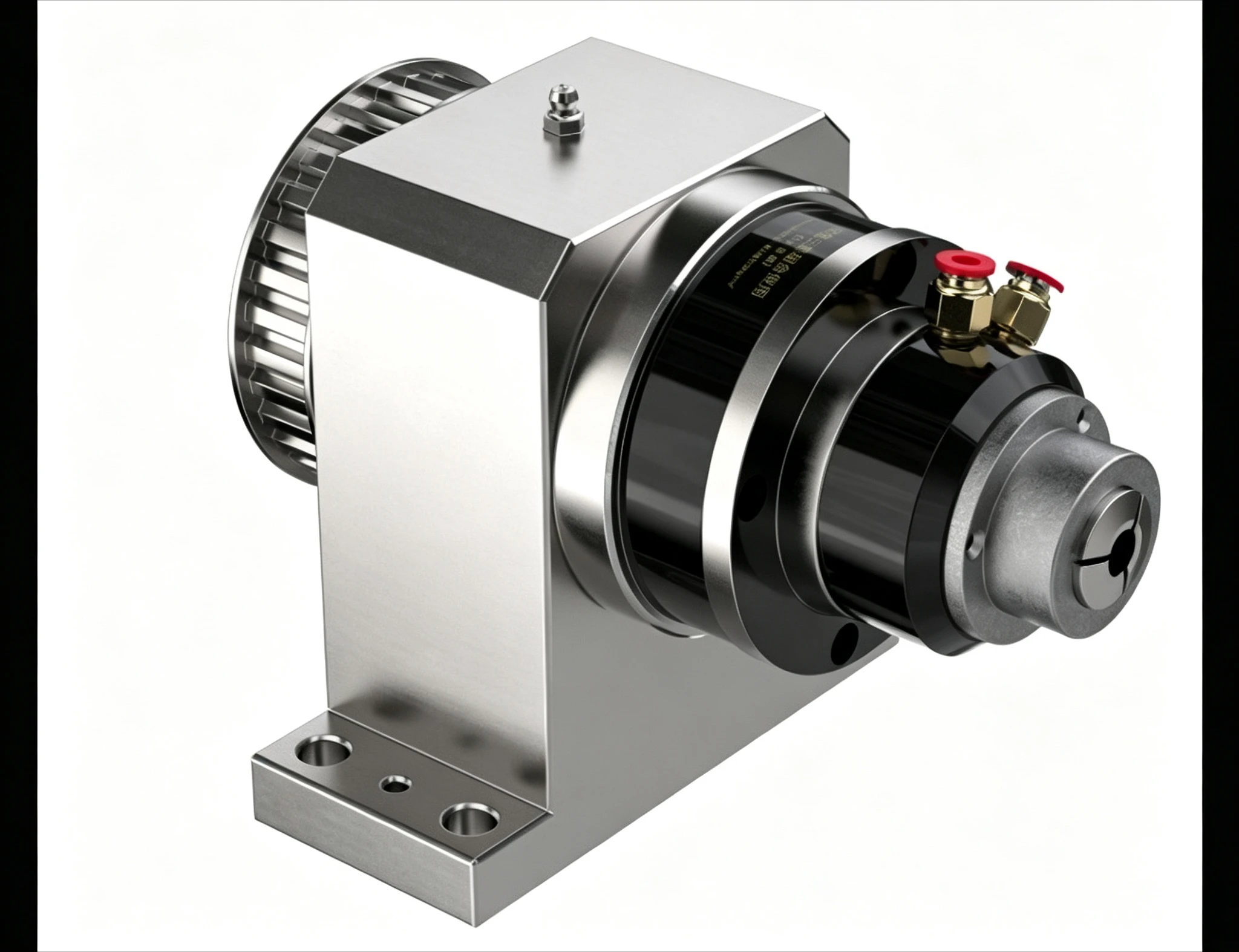 Pneumatic Collet Spindle Heavy Duty Professional Compact Precision Hollow Rotary Shaft Assembly for CNC Milling Machine Tools
