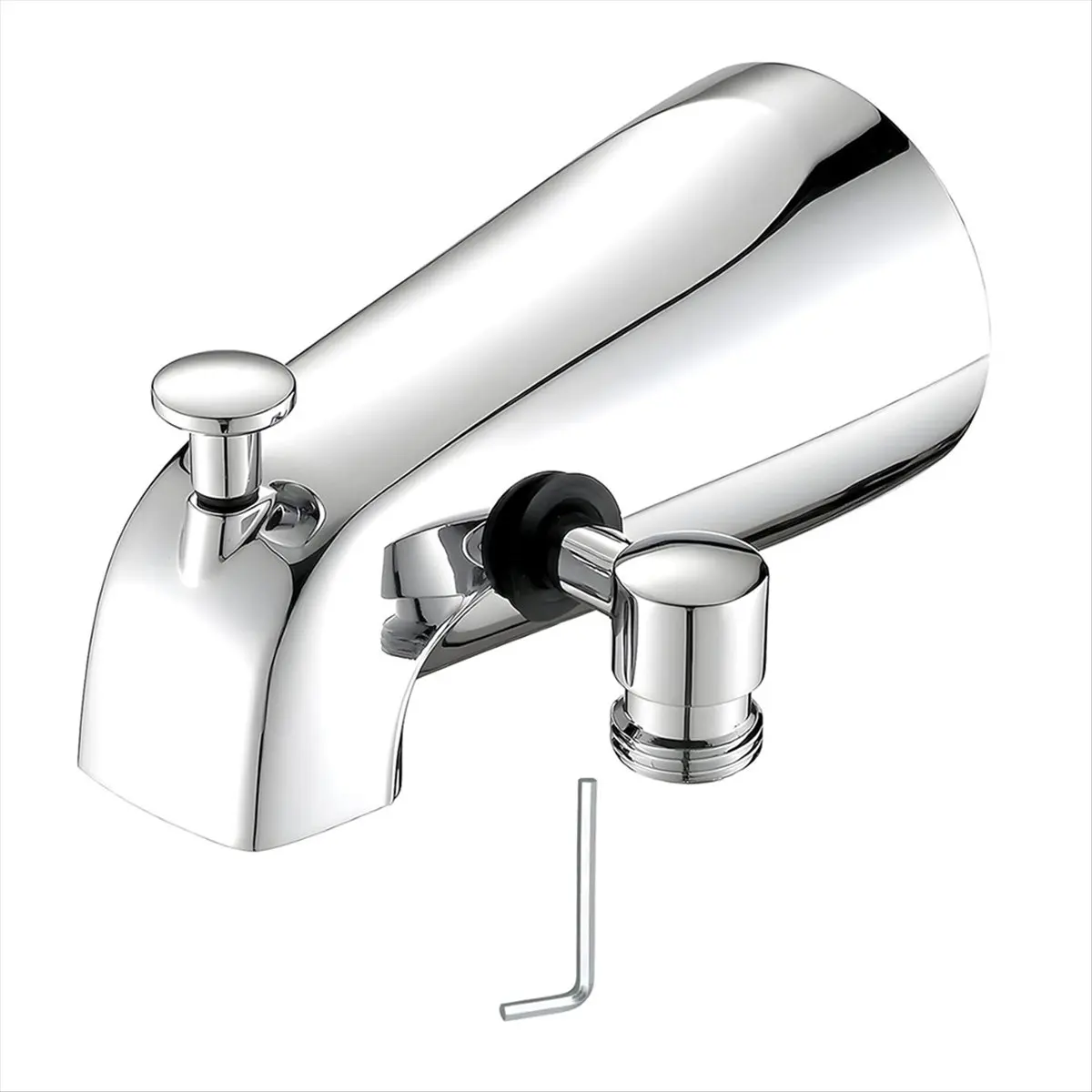 [HIGH] Tub Spout with Diverter, Bathtub Faucet with Shower Diverter and Hex Wrench Fits 1/2 Inch Copper Tube, 5.3 Inch