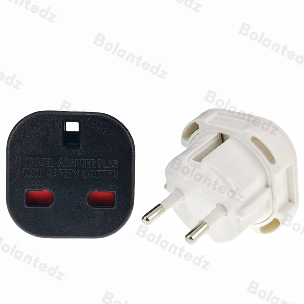 1pcs UK to EU Socket Adapter 220V Euro Travel Plug Converter AC Wall Charger Power Adapter UK British Adapter Electrical Outlets