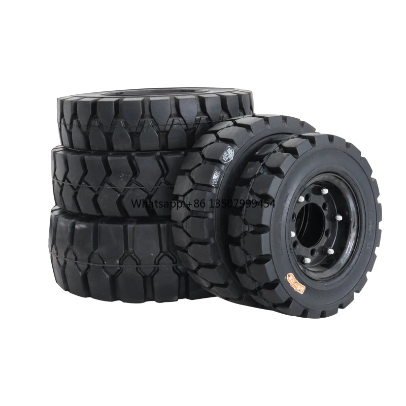 

Premium Black Rubber Solid Tire 7.00-12 for forklift with 1 year warranty