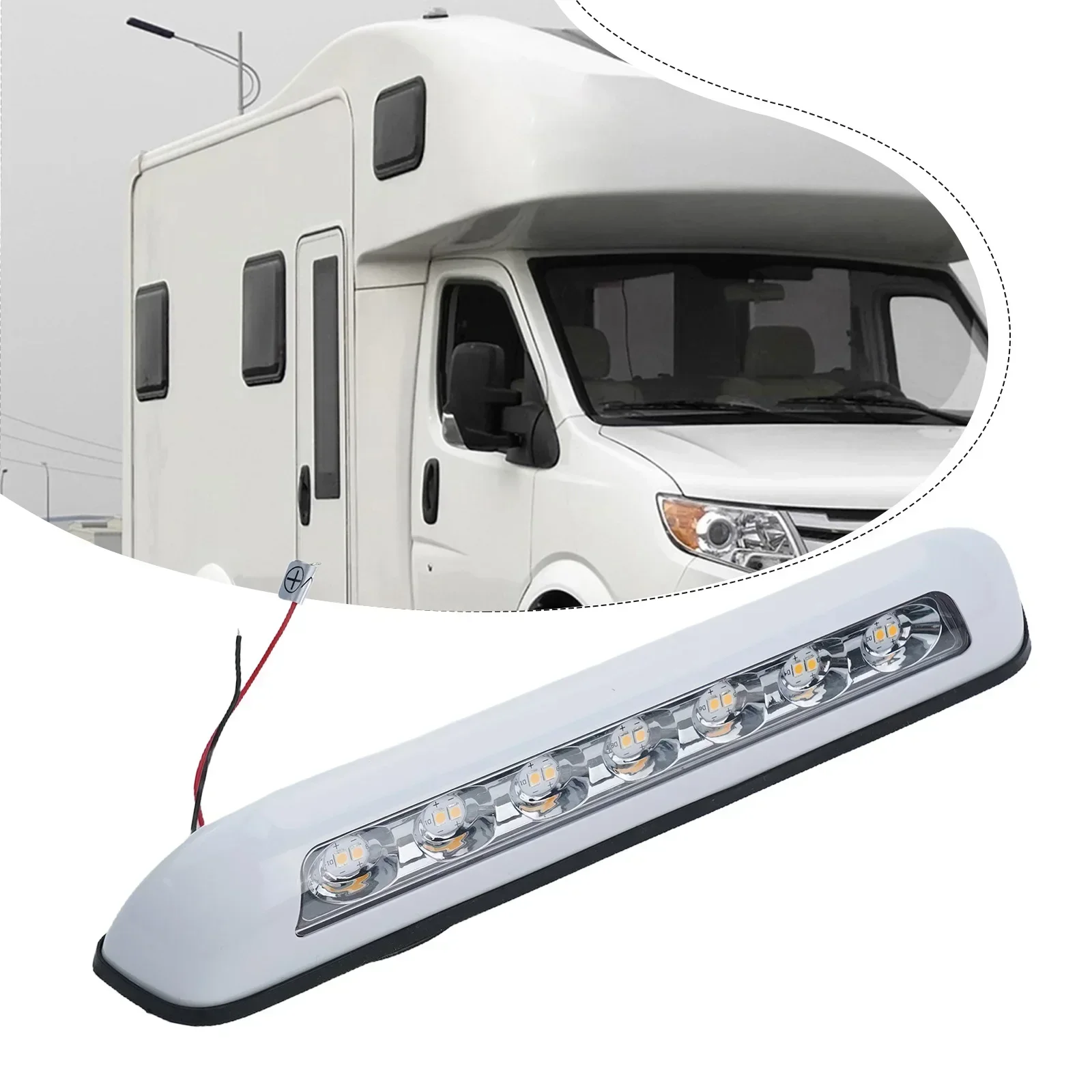 

12V RV LED Light RV Yacht Indoor Ceiling Light Awning Spot Light For RV Caravan Interior Wall Lamps Light Bar ﻿