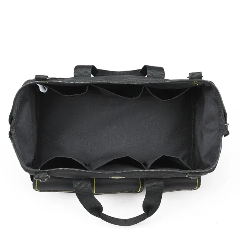 New Multi-Function Heavy Duty Canvas Tool Bag Oxford Cloth Electrician Multi Pockets Waterproof Storage Work Bag Tools Organizer