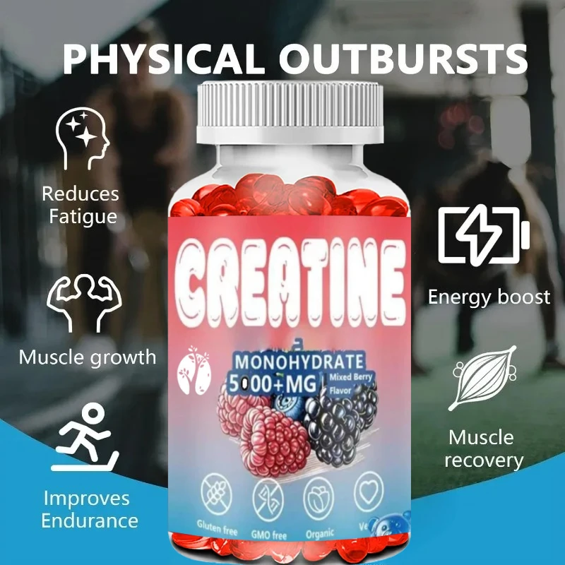 Chewing on Creatine Gummies As An Energy Supplement