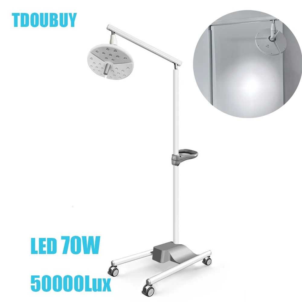 

70W LED Floor Standing Dental Operating Lamp KD-2036L-4 Shadowless Vertical Light for Veterinary Examination