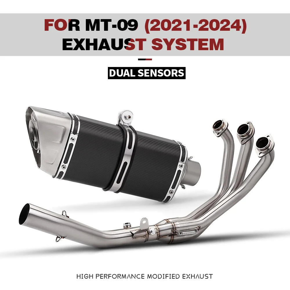 

Выхлопная труба мотоцикла, полная система M11 из нержавеющей стали для MT09 MT09SP FZ09 2021-2023