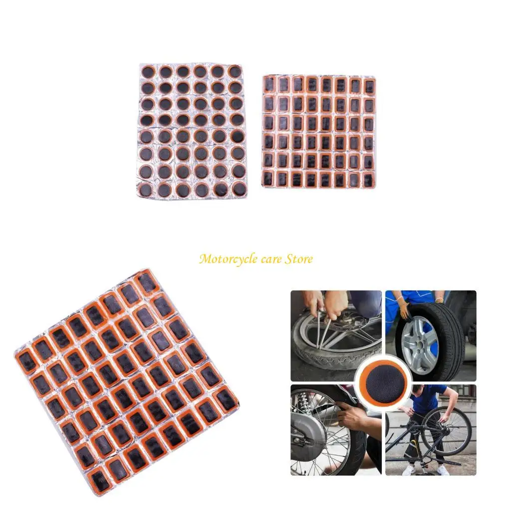 

U75F 48pcs Repair Patches Установите установку шины водонепроницаемые для электрических мотоциклов и велосипед