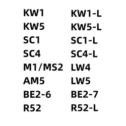 Lishi Tools  SC1 SC4 KW1 M1/M2 AM5 R52 KW5  R52L M1 MS2 2in1 lishi tool