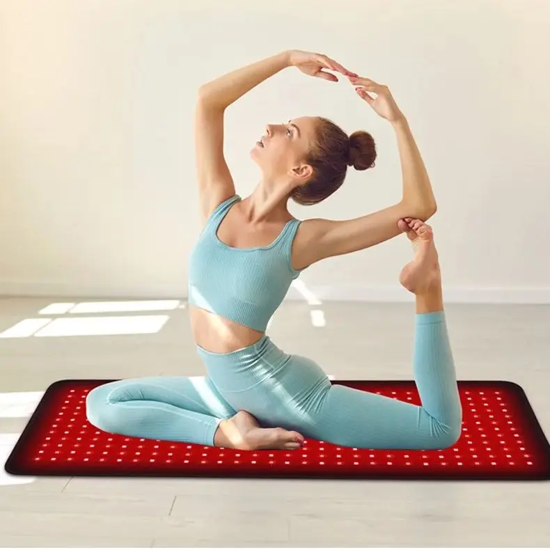 

360 LEDs 660nm/850nm Infrared Heating Pad for Muscle Pain Relief, Relaxation Large Waist Back Shoulder Pad