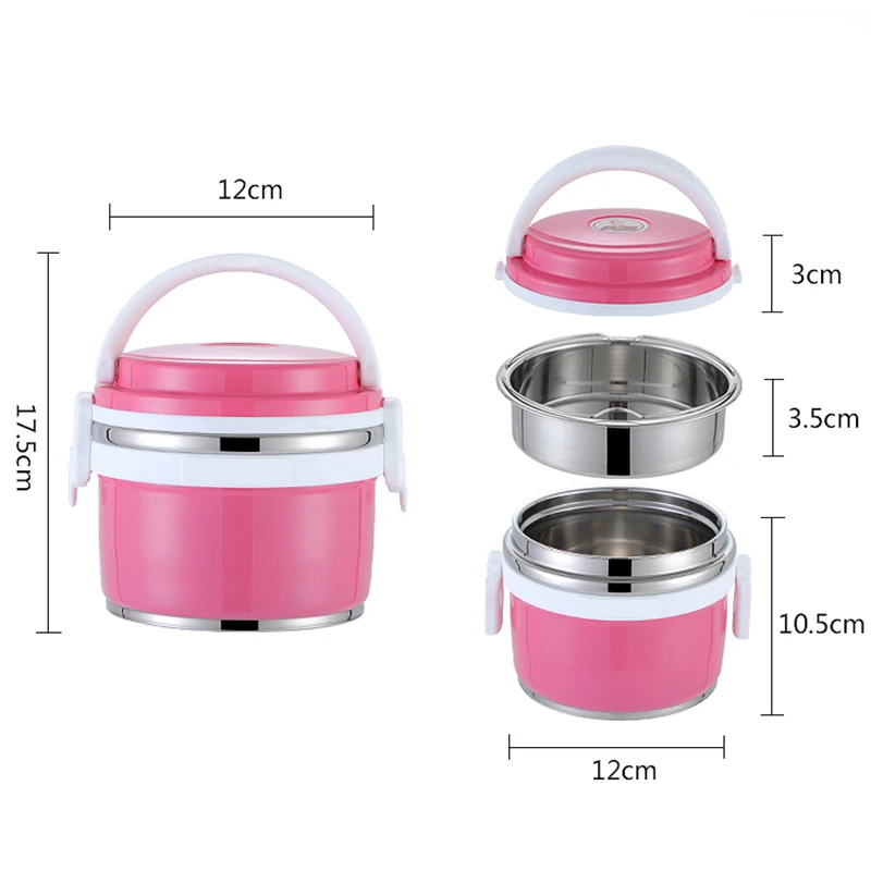 8 Hours Thermal Vacuum Bento Box 304 Stainless Steel Insulation Portable Lunch Box Kids Children School Food Storage Container