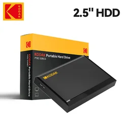 KODAK Portable HDD 1TB External Hard Disk Drive 5Gbps High Speed 120MB/s 2TB Portable Gaming HDD for PS4/PS3/PS2/PS1/Switch
