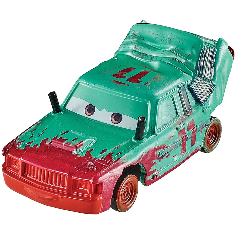 Disney Pixar Cars 3 Thunder Hollow Crash Fritter Miss Lightning Mcqueen Dr Damage 1:55 Diecast Vehicle Model Car Toy for Kid Boy