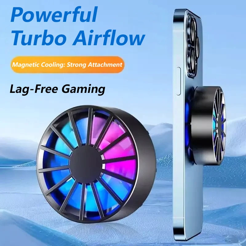 Refrigeration Cool Down Magnetic Cellphones Radiators Mobile Tablet Accessories Live Streaming Gaming Easy to Carry And Using