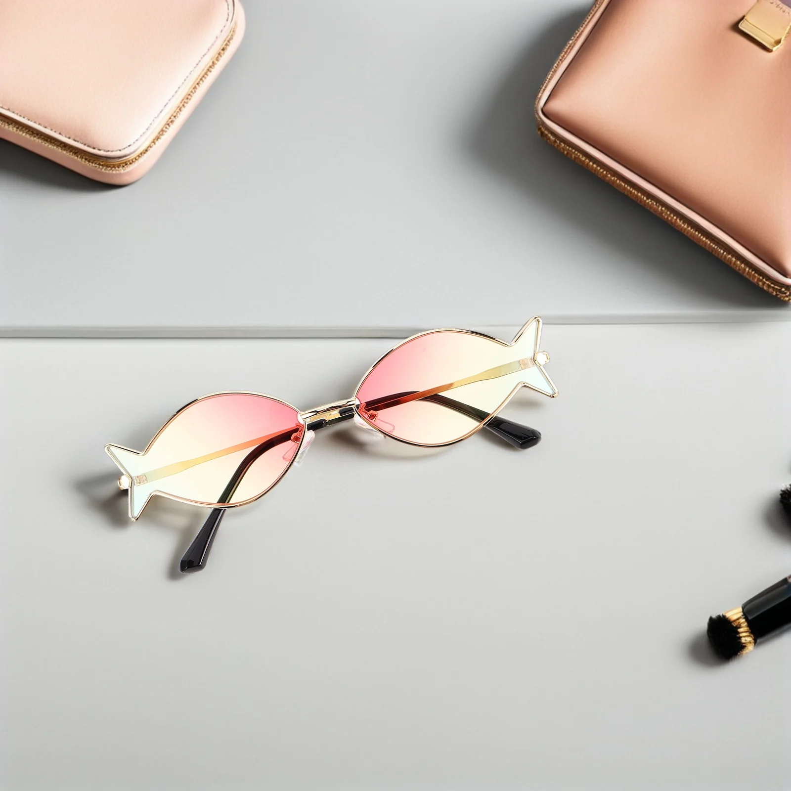 

Hawaiian Fish Sunglasses Uv Protection Novelty Luau Photo Booth Fun Accessories Luau Hawaiian Sunglasses