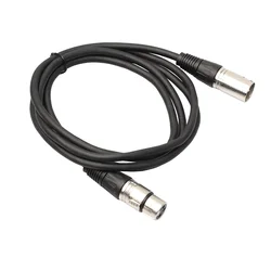 3 Pin XLR męski do żeńskiego kabel mikrofonowy mikser gitarowy Panel krosowy głośnikowy do głośnik zasilany wzmacniacza miksera 3M