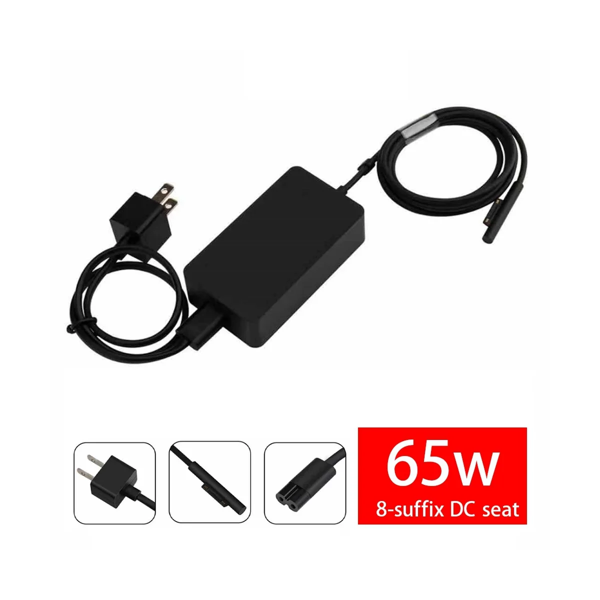 65W 15V 4A Power Laptop Adapter Charger for Microsoft Surface Pro 7 6 5 4 3 Laptop Charging Adapter AU Plug