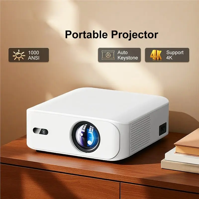 L9W Ultra Portable 4K Mini Projector Video Projector With Bluetooth Full HD Cinema-Grade Video Projector