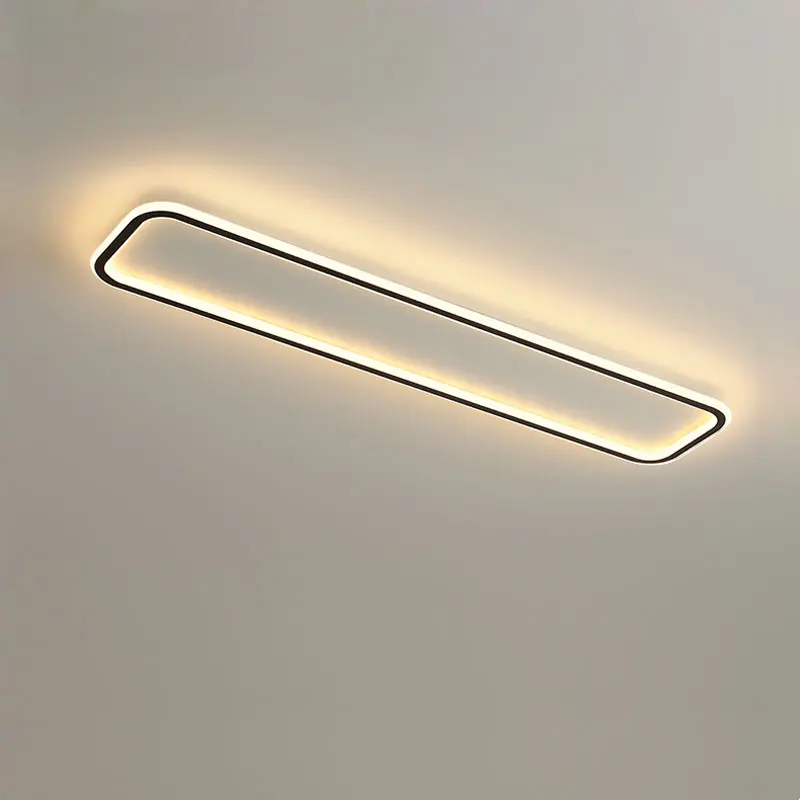 Dimmable Flush Mount Lamp with Remote for Bedroom Living Room Decor,60cm Round Black Modern Nordic 38W LED Ceiling Light