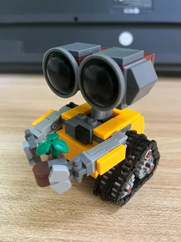 Classic Movie 200+pcs Mini Robot Wall-e MOC Building Blocks Model DIY Bricks Kits Creative Toys for Kids Children Adult Gifts