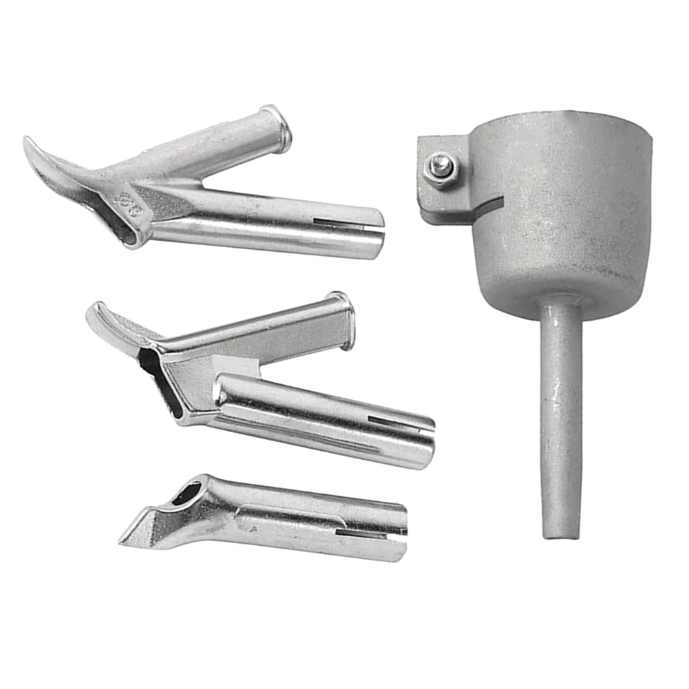 4Pcs/Set 8Mm Round & Triangular Speed Welding Nozzle Tacking Nozzle For Hot Air Welder Torch Welding Plastic Rods-B61B