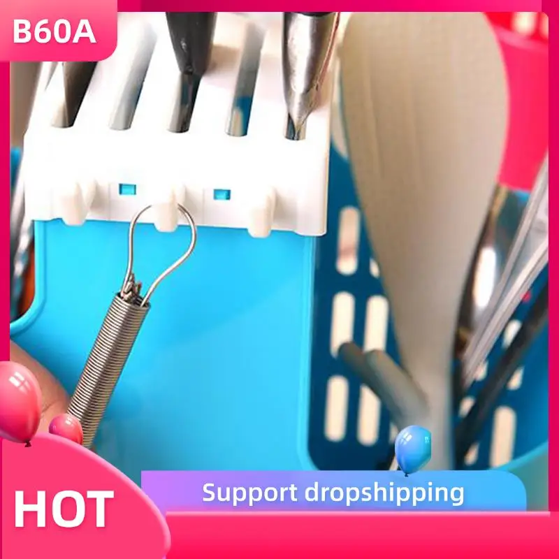 

B60A Сумка для ножей шеф-повара Многофункциональный держатель для ножей Пластиковый блок Бар Разделительная сетка Бочка для палочек для еды Клетка Держатель для столовых приборов Подставка для K