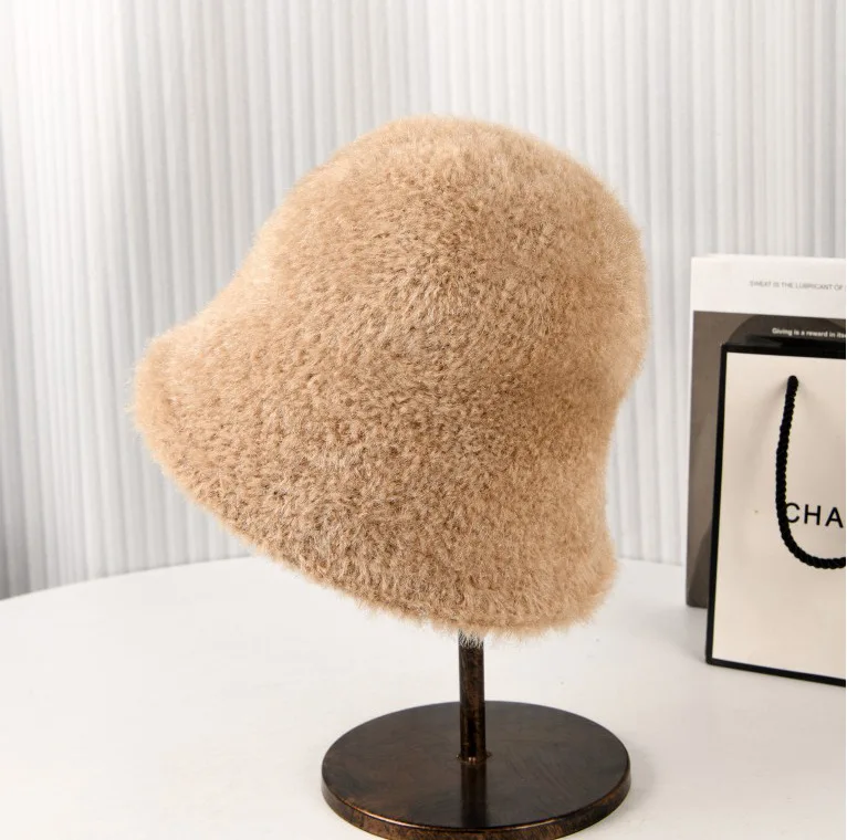 جديد الخريف الشتاء صياد قبعة للنساء بلون تنوعا رقيق الدافئة حوض قبعة موضة أنيقة أفخم قبعة بحافة في الهواء الطلق