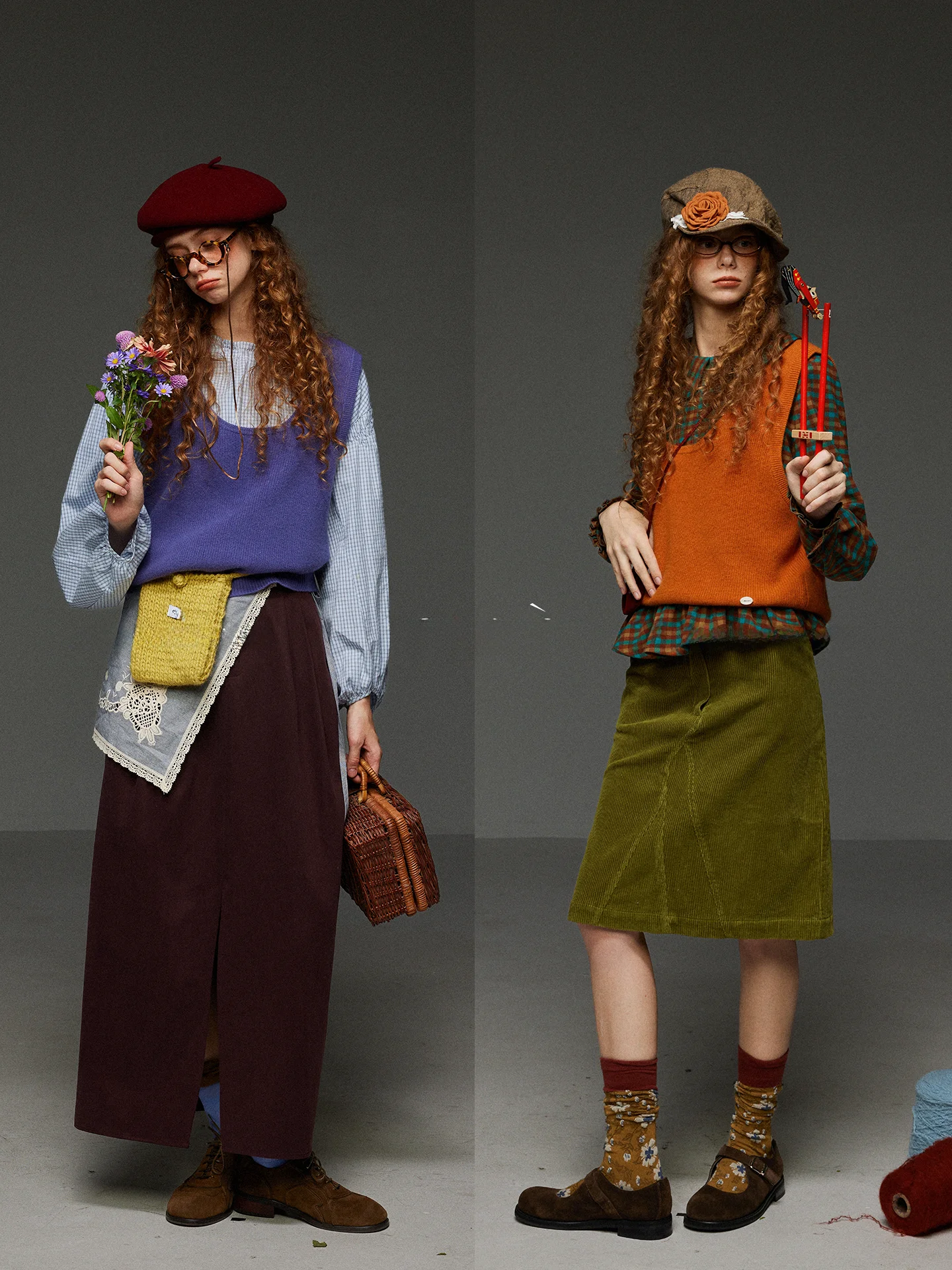 

TNIT Vintage 00, шерстяной U-Ne, двусторонний вязаный жилет без рукавов, женский свободный многослойный топ, осенний сезонный цвет