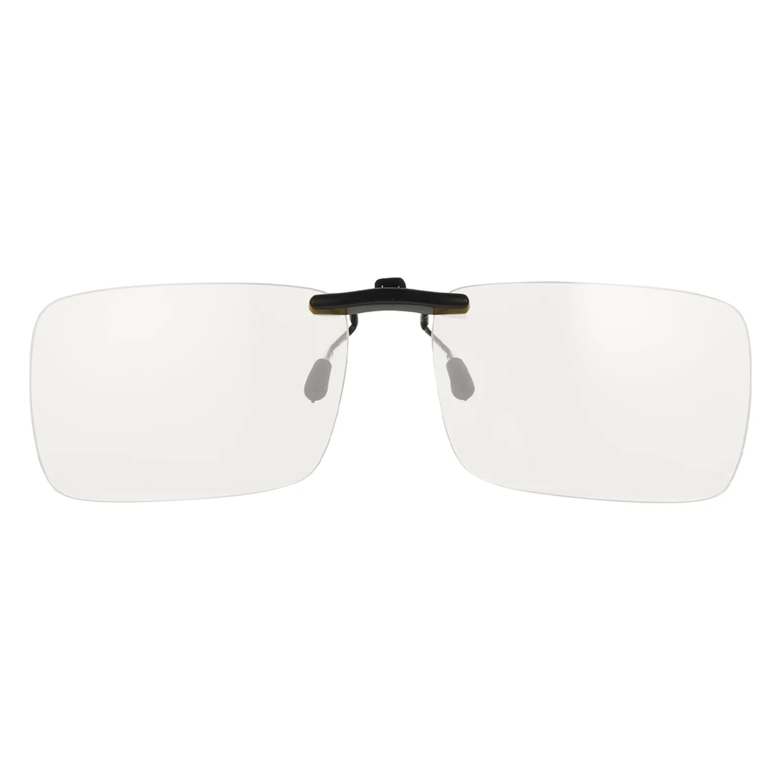 1 قطعة مكافحة الضوء الأزرق كليب على نظارات للجنسين العين حامي الأشعة فوق البنفسجية حجب سيليكون السلس جولة سهلة كليب كل مباراة نمط