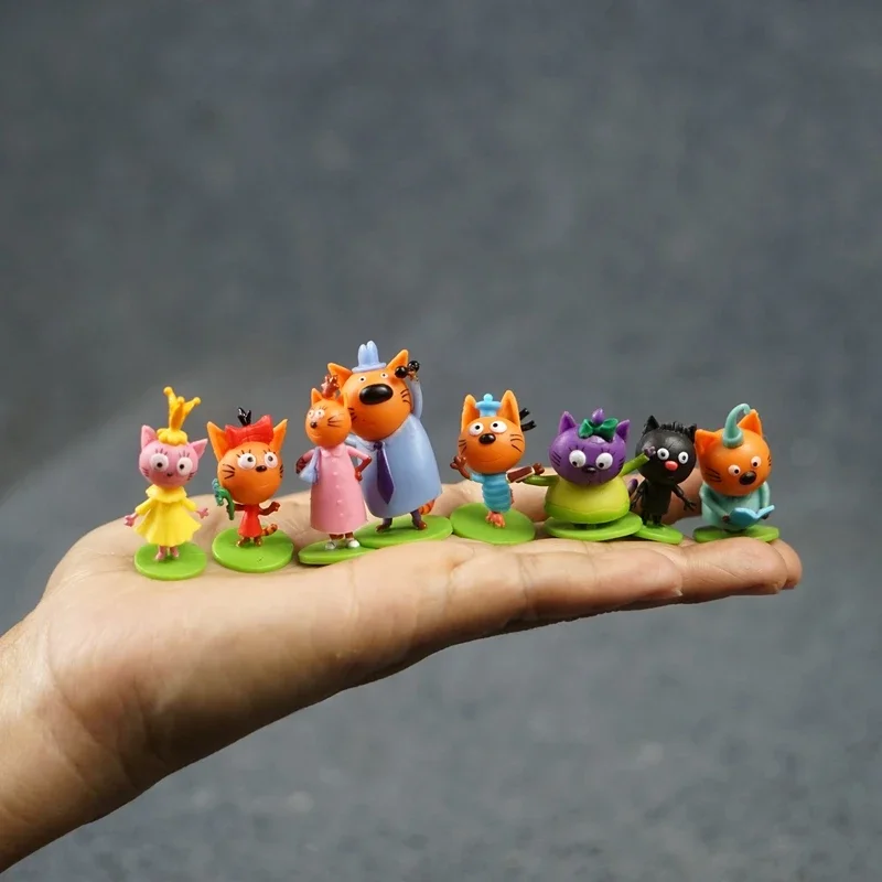 Anime Cartoon Mimi gute Familie super kleine Mini-Figuren Schimmel spielen Ornamente Puppen Spielzeug Sammlung Modell Spielzeug Dekoration Geschenke