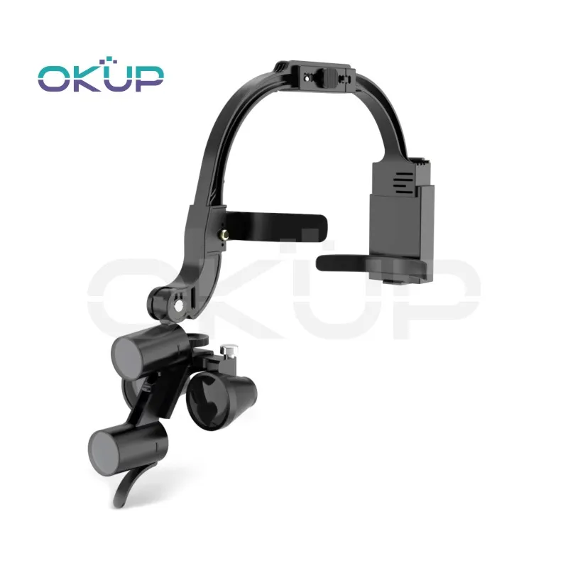 Dental Head Light LED Head Lamp 2.5X 3.5X Dentist Surgical Headlight Magnification Binocular Loupes For Lab Dentistry Equipment