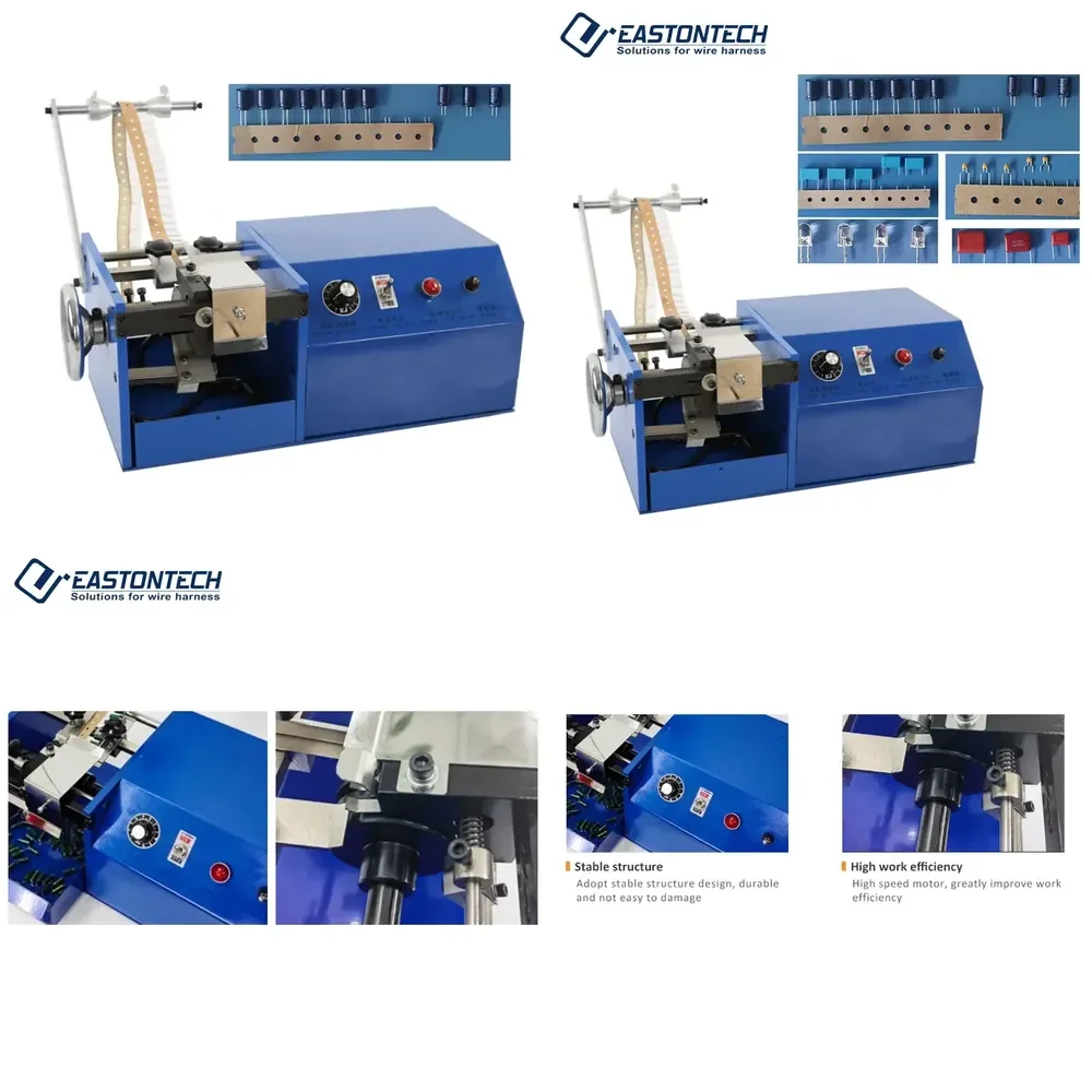 WSQ FACTORY EW-1310 Taped Radial Lead Cutter LED Leg Cutting Machine