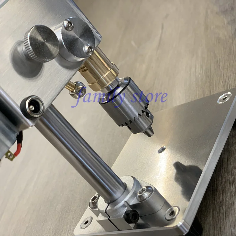 Precision watch bench drill, voltage 3-12V, soft metal can drill 1-3mm holes, very fine workmanship miniature bench drill